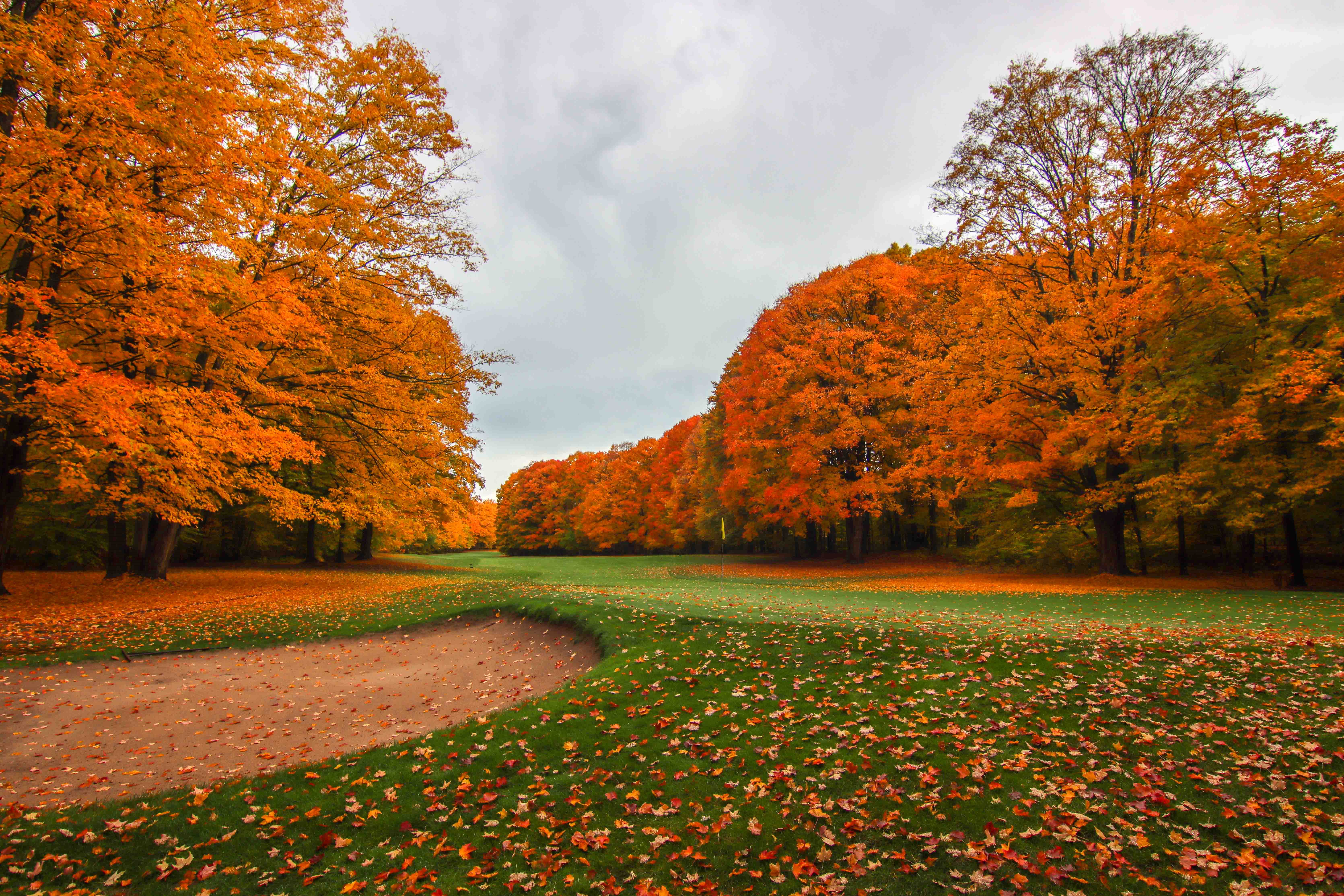 Fall Golf at Crystal Mountain