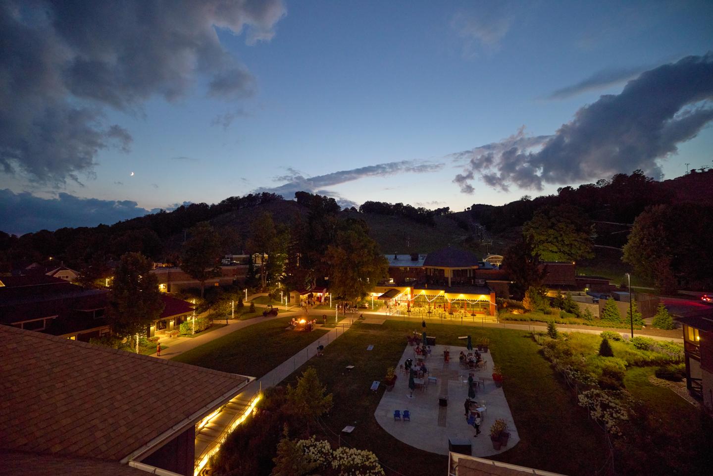 Dusk at Barr Park