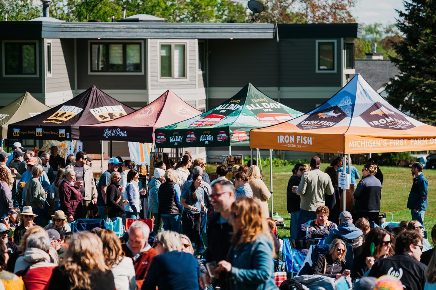 Michigan Beer & Brat Festival at Crystal Mountain featuring Michigan breweries.
