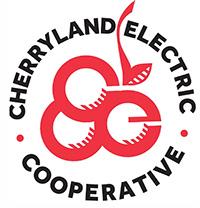 Cherryland Electric Cooperative logo with a cherry design.