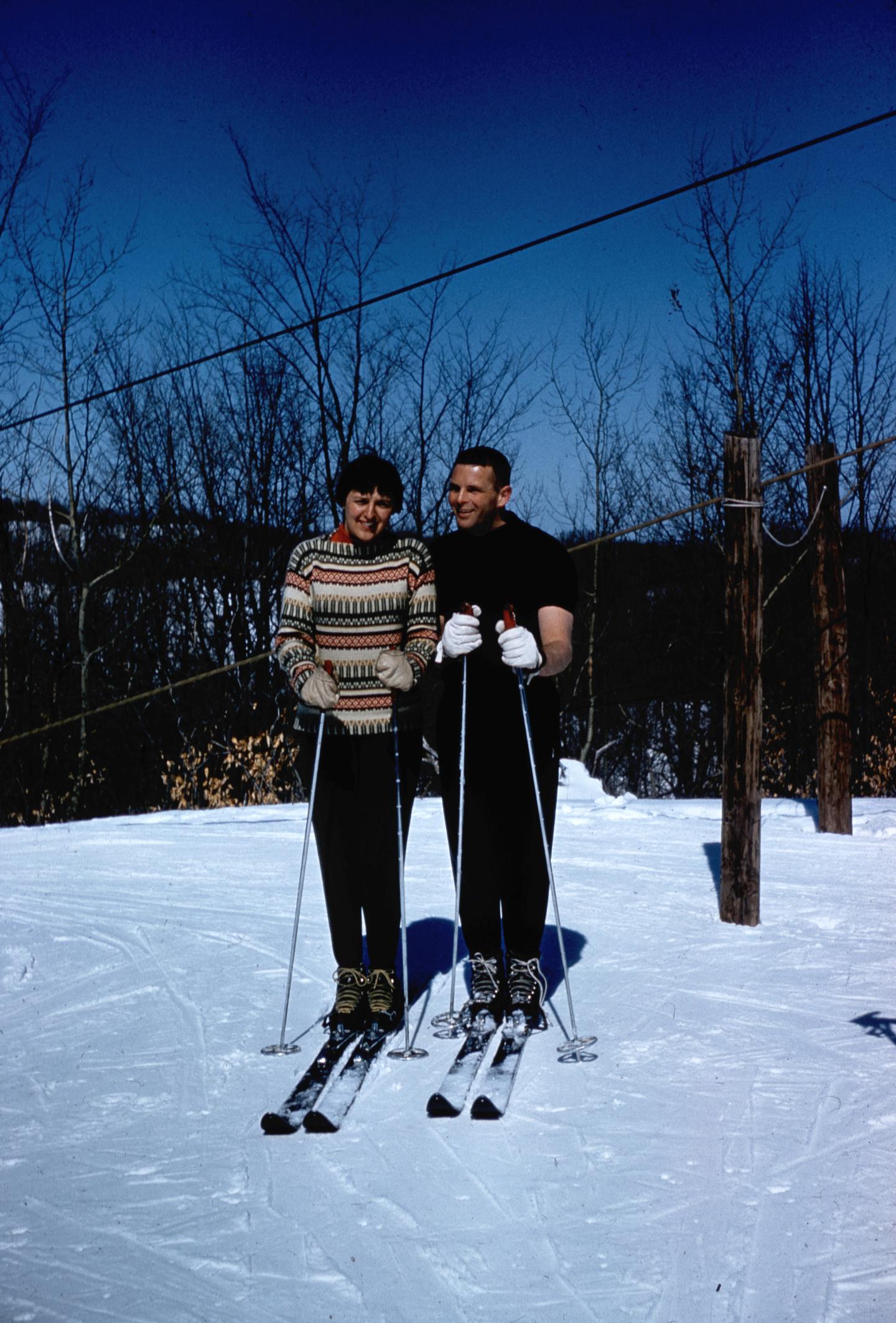 Barb & Keith VanDuzen at the top of Spike Horn