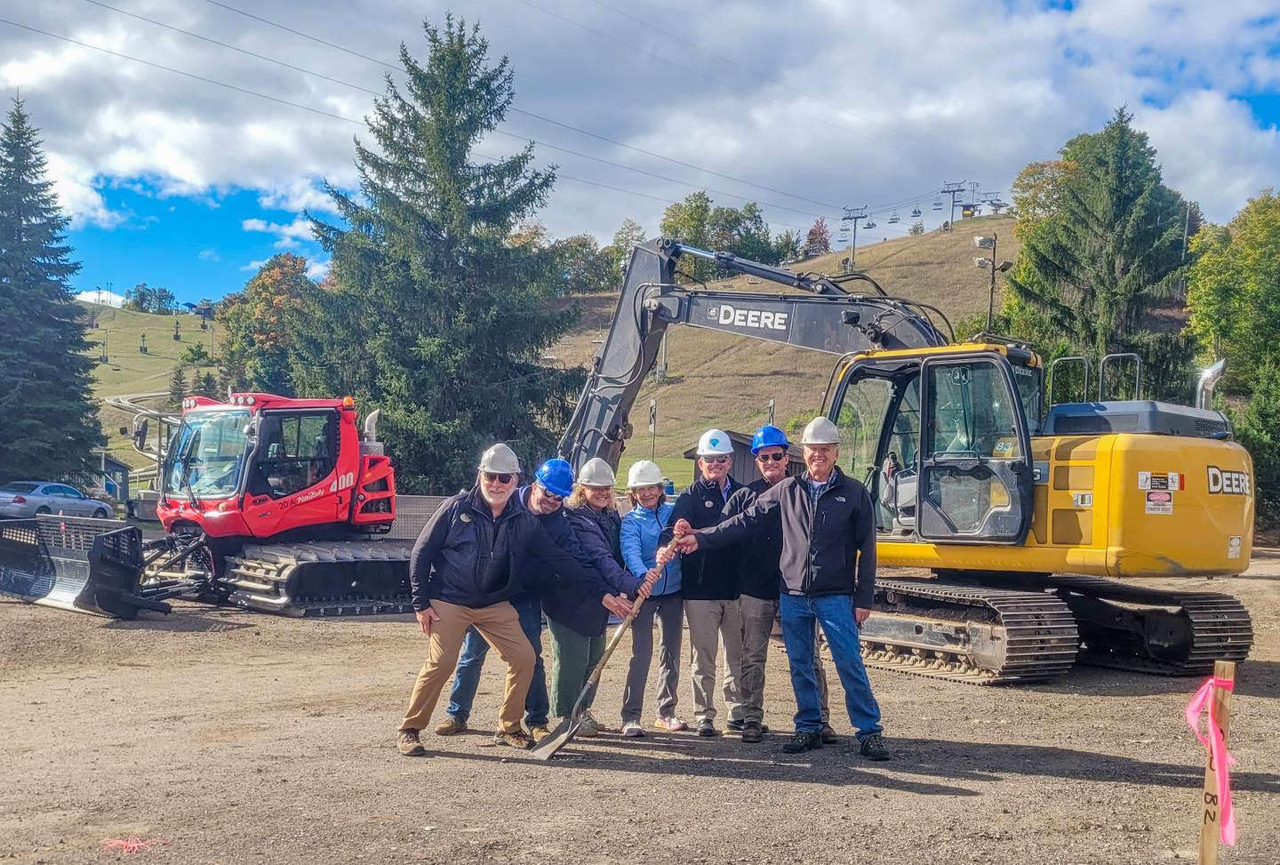 Groundbreaking for the Mountain Operations Center in North Villages, 2015