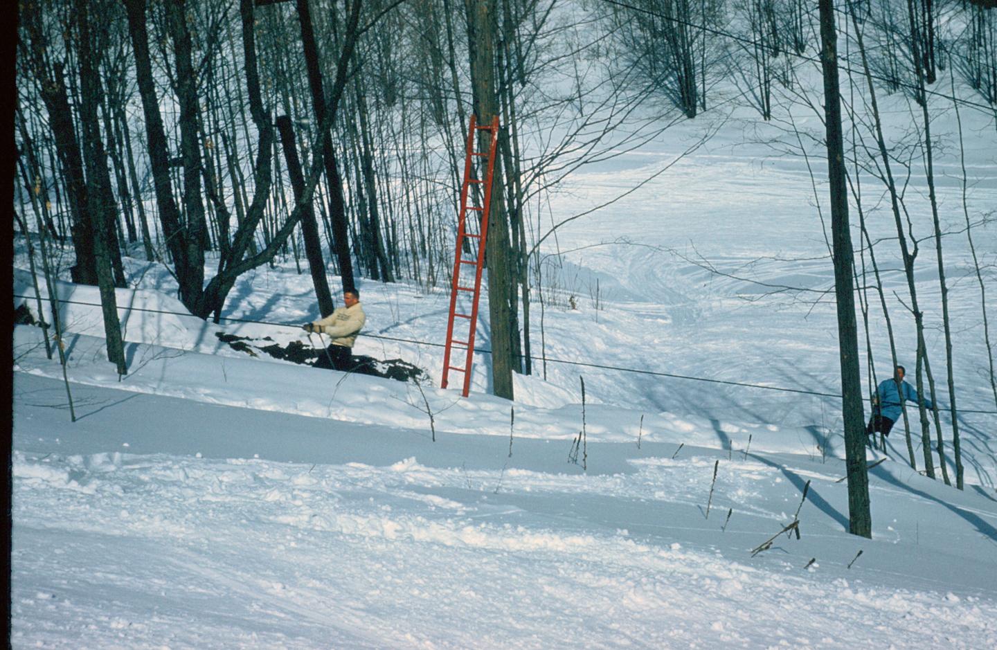 Keith VanDuzen, on the Doe rope tow