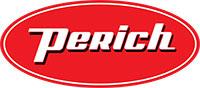 Red oval logo with the word "Perich" in white.